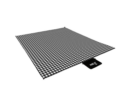 Килимок для пікніка NILS CAMP NC2311 200 x 200 см, чорно-білий