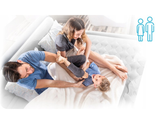 Надувний матрац INTEX 664108 з насосом 191 х 137 х 25 см, зелений