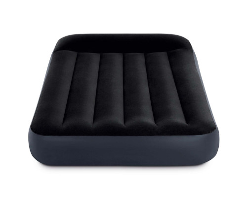 Надувний матрац INTEX 64141 з насосом 191 х 99 х 25 см, чорний