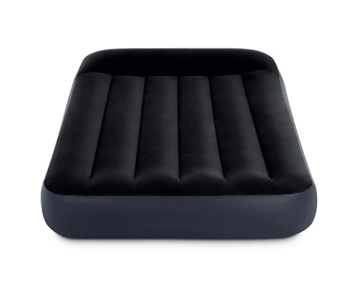 Надувний матрац INTEX 64141 з насосом 191 х 99 х 25 см, чорний