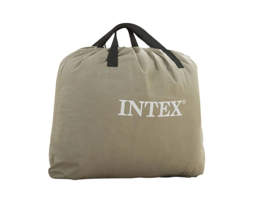 Матрац надувний Intex 64162ND 191x99x51 см сіро-бежевий + насос Матрац надувний Intex 64162ND 191x99x51 см сіро-бежевий + насос