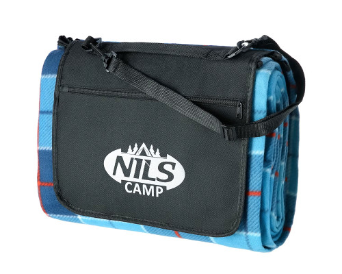 Килимок для пікніка NILS CAMP NC8002, 200х250 см - синій Килимок для пікніка NILS CAMP NC8002, 200х250 см - синій