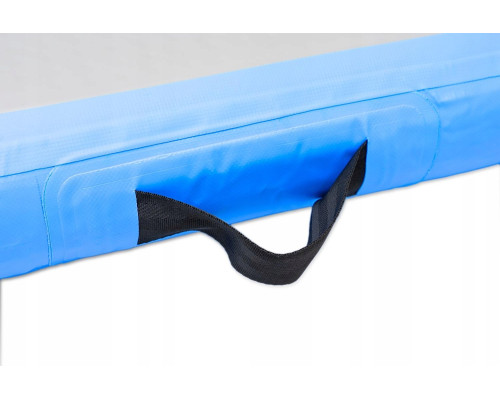 Мат гімнастичний надувний SPARTAN AirTrack 300 x 100 х 10 см, сіро-блакитний