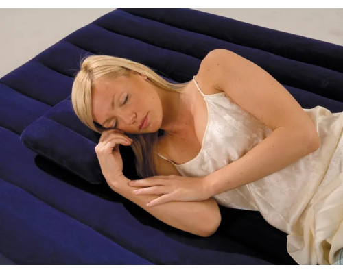 Подушка надувна Intex 68672 43 x 28 x 9 см, синя