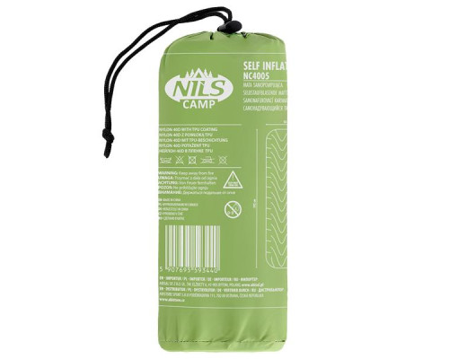 Туристичний килимок NILS CAMP NC4005 зелений Туристичний килимок NILS CAMP NC4005 зелений