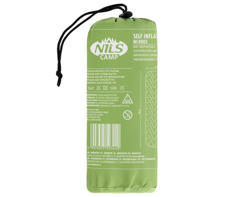 Туристичний килимок NILS CAMP NC4005 зелений Туристичний килимок NILS CAMP NC4005 зелений