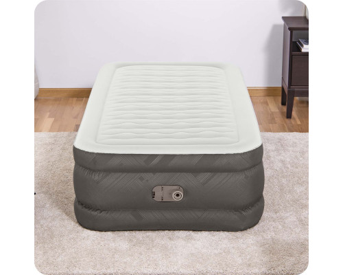 Матрац надуний Bestway 69048 з насосом 191 x 97 x 46 см, бежевий