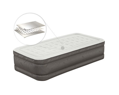 Матрац надуний Bestway 69048 з насосом 191 x 97 x 46 см, бежевий