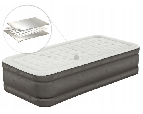 Матрац надуний Bestway 69048 з насосом 191 x 97 x 46 см, бежевий