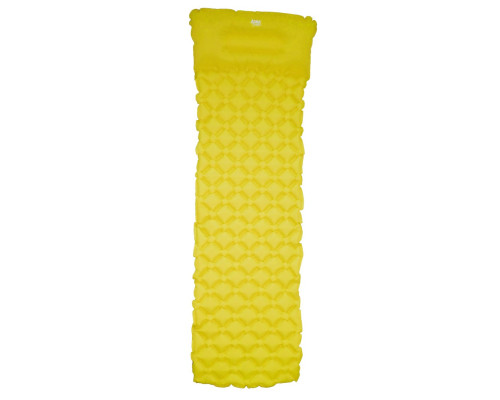 Матрац надувний ACRA L48-ZL 188х55 см, жовтий