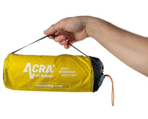 Матрац надувний ACRA L48-ZL 188х55 см, жовтий