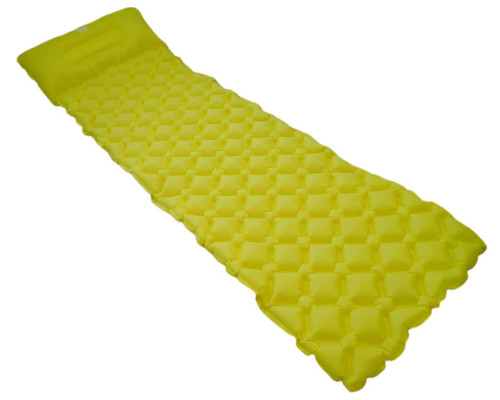 Матрац надувний ACRA L48-ZL 188х55 см, жовтий