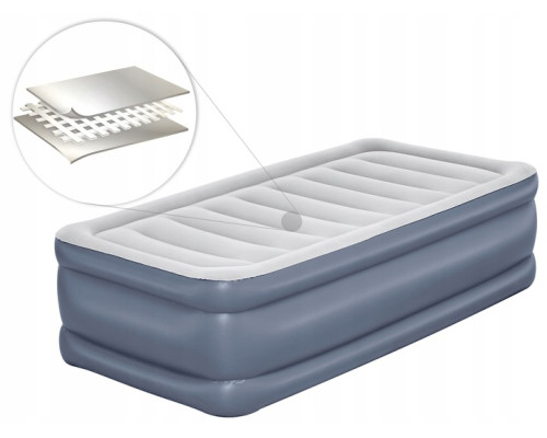 Матрац надувний Bestway 6713G з насосм 191 x 97 x 51 см, сірий