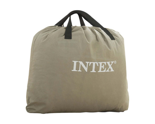 Матрац надувний Intex 64136ND 203x152x42 см, синьо-сірий