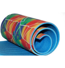 Килимок туристичний MASTER 180х50х0,8 см, різнокольоровий