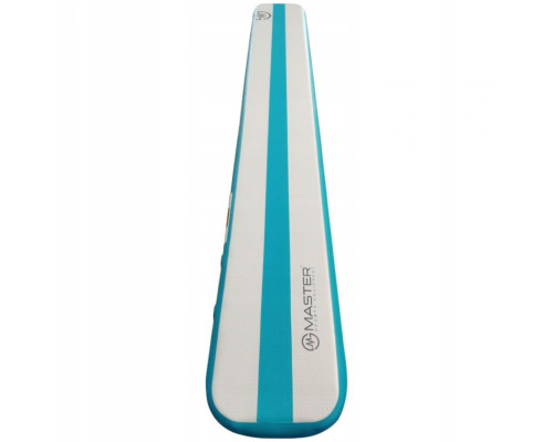 Мат гімнастичний надувний MASTER AirBeam, 300 x 40 x 10 см, сіро-блакитний
