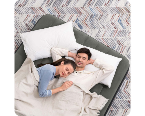 Матрац надувний Bestway 6713M 191x137 см, чорно-сірий Матрац надувний Bestway 6713M 191x137 см, чорно-сірий