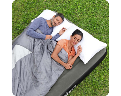 Матрац надувний Bestway 6713M 191x137 см, чорно-сірий Матрац надувний Bestway 6713M 191x137 см, чорно-сірий