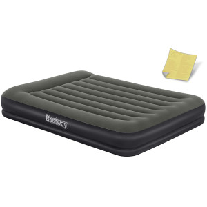Матрац надувний Bestway 67699 203x152 см, чорно-сірий