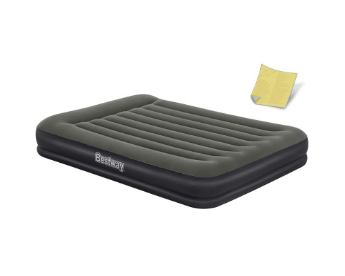 Матрац надувний Bestway 67699 203x152 см, чорно-сірий
