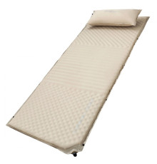 Матрац самонадувний KingCamp Comfort Single 198х63х4 см, бежевий
