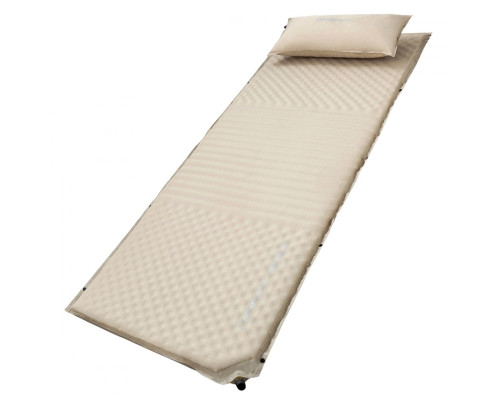 Матрац самонадувний KingCamp Comfort Single 198х63х4 см, бежевий