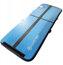 Мат гімнастичний надувний MASTER, 300 x 100 x 10 см, чорно-синій