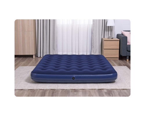Матрац надувний Bestway 67003 з насосом 203x152 см, синій