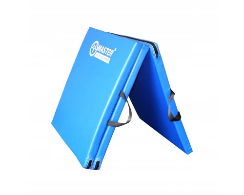 Мат гімнастичний MASTER MAS4A493, 180 x 60 x 3,5 см, блакитний