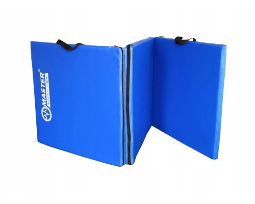 Мат гімнастичний MASTER MAS4A493, 180 x 60 x 3,5 см, блакитний