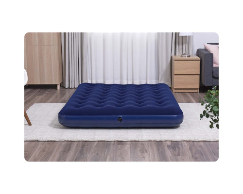 Матрац надувний з насосом Bestway 67002-62002 191 х 137 х 22 см, синій
