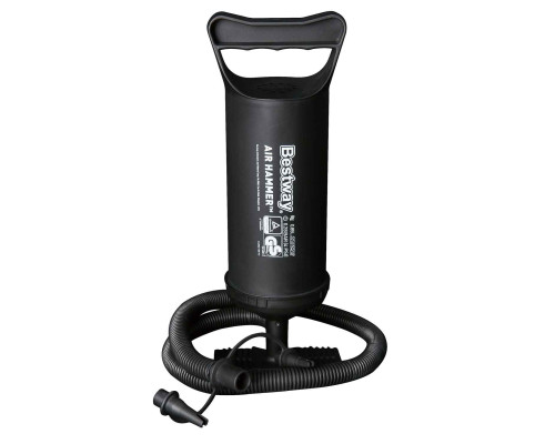 Матрац надувний з насосом Bestway 67002-62002 191 х 137 х 22 см, синій