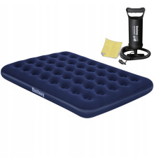 Матрац надувний з насосом Bestway 67002-62002 191 х 137 х 22 см, синій
