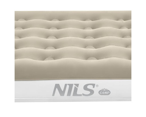 Матрац надувний двомісний NILS CAMP NC2802 191 х 137 х 22 см, бежевий