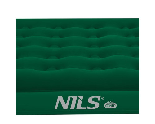 Матрац надувний двомісний NILS CAMP NC2802  191 х 137 х 22, зелений