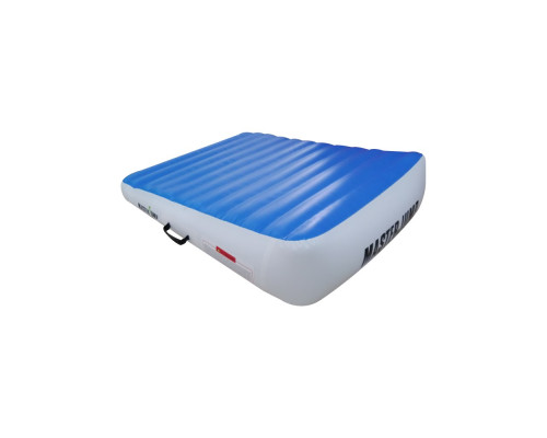 Мат похилий надувний MASTERJUMP 180 x 120 x 20-65 см - синьо-білий
