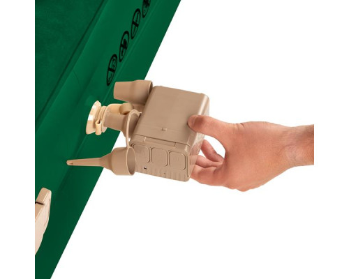 Матрац надувний двомісний NILS CAMP NC2808 з електронасосом 200 х 145 х 35, зелений