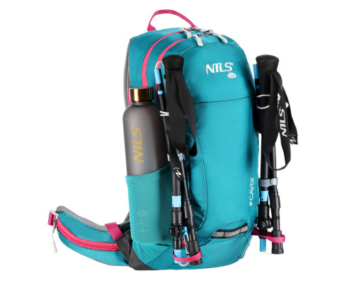 Рюкзак туристичний NILS CAMP NC1950 Caver 18 л, бірюзовий