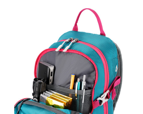 Рюкзак туристичний NILS CAMP NC1950 Caver 18 л, бірюзовий