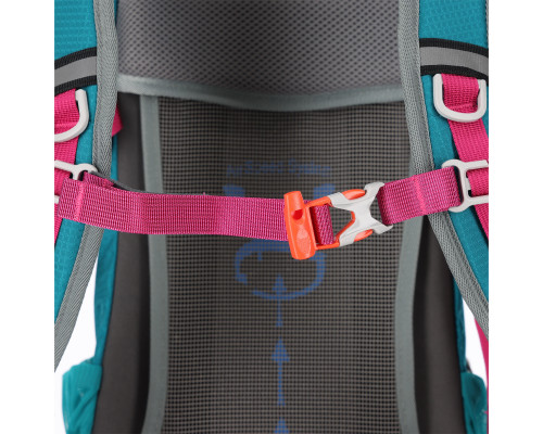 Рюкзак туристичний NILS CAMP NC1950 Caver 18 л, бірюзовий