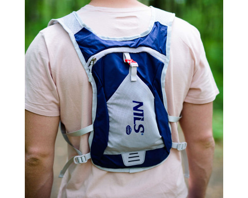 Рюкзак для бігу NILS CAMP NC1708 Tripper 10 л, сіро-синій