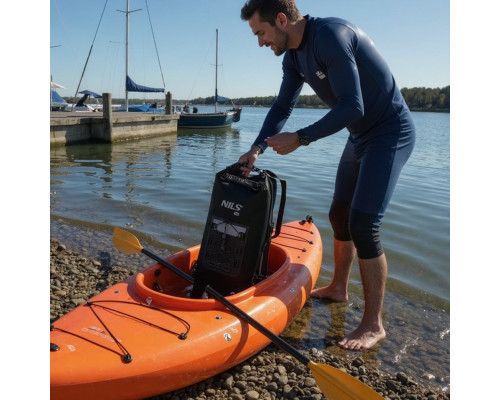 Герморюкзак NILS CAMP NC17108 25 л, чорний