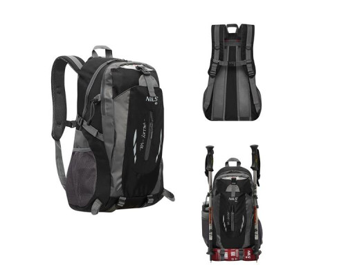 Туристичний рюкзак 40л NILS CAMP VALLEY NC1749 чорний Туристичний рюкзак 40л NILS CAMP VALLEY NC1749 чорний