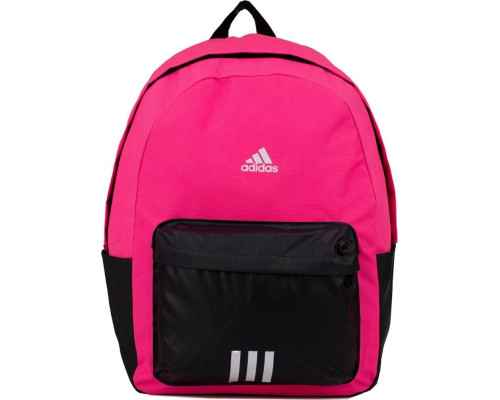 Шкільний міський спортивний рюкзак Adidas adidas Classic Badge of Sport 3-Stripes рожево-чорний IK5723 Шкільний міський спортивний рюкзак Adidas adidas Classic Badge of Sport 3-Stripes рожево-чорний IK5723