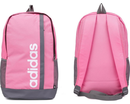 Шкільний спортивний рюкзак Adidas Urban adidas Linear Essentials Logo рожево-сірий HM9110 Шкільний спортивний рюкзак Adidas Urban adidas Linear Essentials Logo рожево-сірий HM9110
