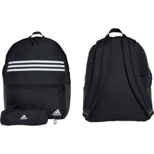  Міський шкільний спортивний рюкзак Adidas Classic Horizontal 3-S чорний IZ1895