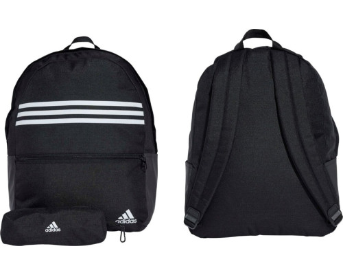 Міський шкільний спортивний рюкзак Adidas Classic Horizontal 3-S чорний IZ1895 Міський шкільний спортивний рюкзак Adidas Classic Horizontal 3-S чорний IZ1895