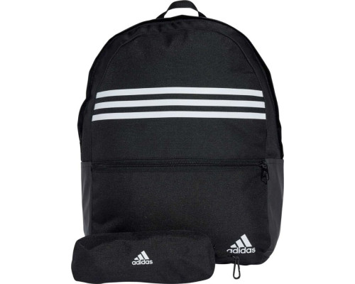 Міський шкільний спортивний рюкзак Adidas Classic Horizontal 3-S чорний IZ1895 Міський шкільний спортивний рюкзак Adidas Classic Horizontal 3-S чорний IZ1895