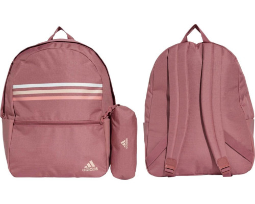 Рюкзак міський спортивний шкільний Adidas Classic Horizontal 3-S рожевий IZ1897 Рюкзак міський спортивний шкільний Adidas Classic Horizontal 3-S рожевий IZ1897