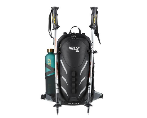 Рюкзак туристичний NC1942 BLACK GHOSTER 20L NILS CAMP Рюкзак туристичний NC1942 BLACK GHOSTER 20L NILS CAMP